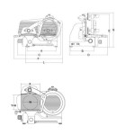Αλλαντομηχανή Λεπίδα 370mm LEONARDO 370 EVO BS2 TOP SRM-LEONARDO 370 EVO BS2 TOP